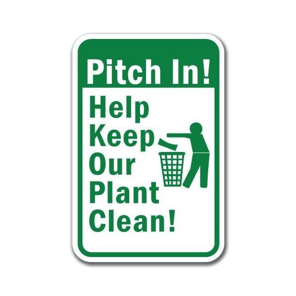 Signmission 18 in Height, 0.12 in Width, Aluminum, 12" x 18", A-1218 Do Not Litter - KeepPl A-1218 Do Not Litter - KeepPl - main